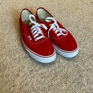 Size 10 Red Vans